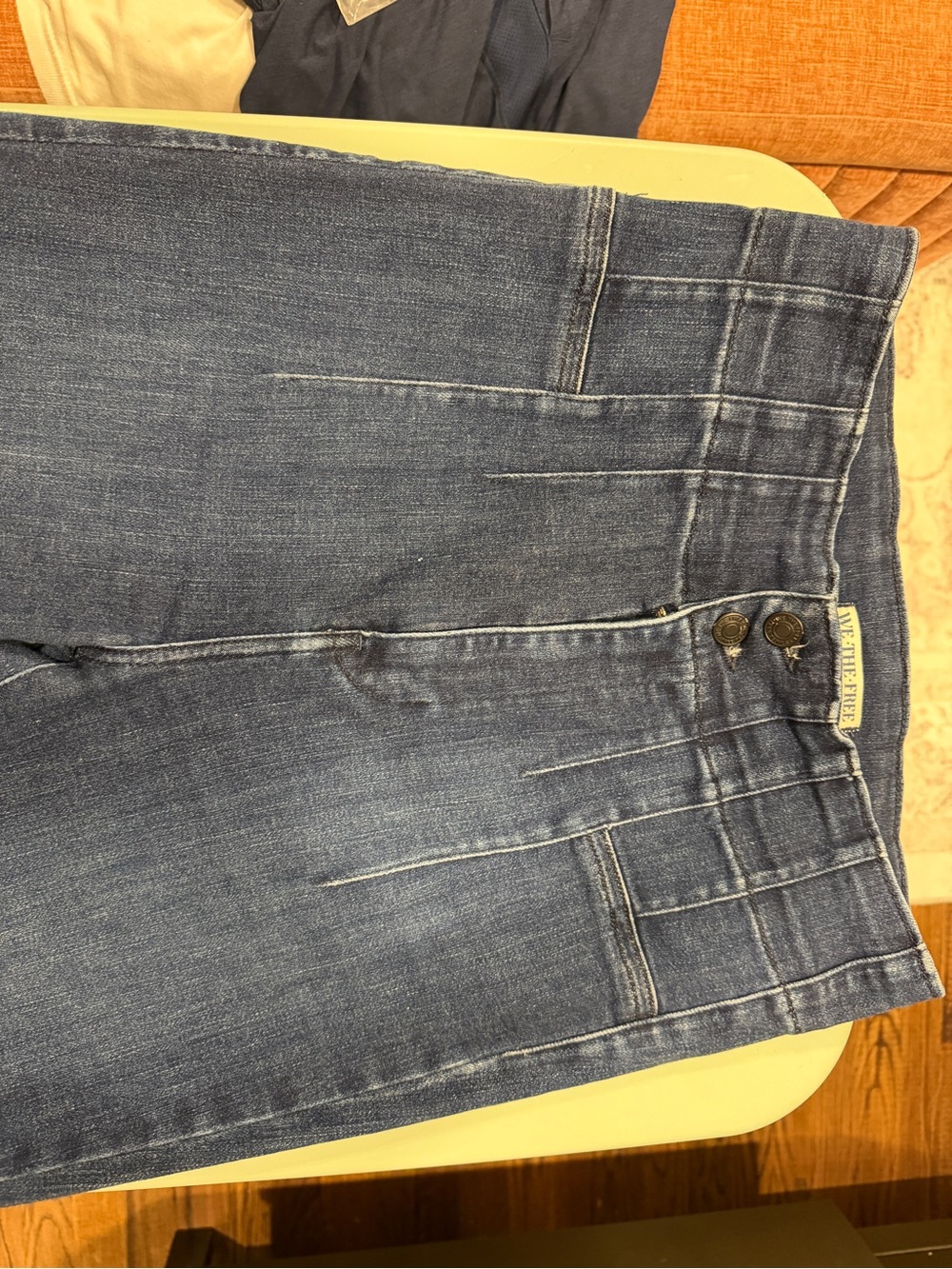We the free flare leg with contour darting waist-size 29